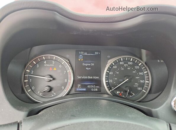 JN1EV7BP2MM702963 2021 INFINITI Q50 Red ხელსაწყოთა პანელის ხედი