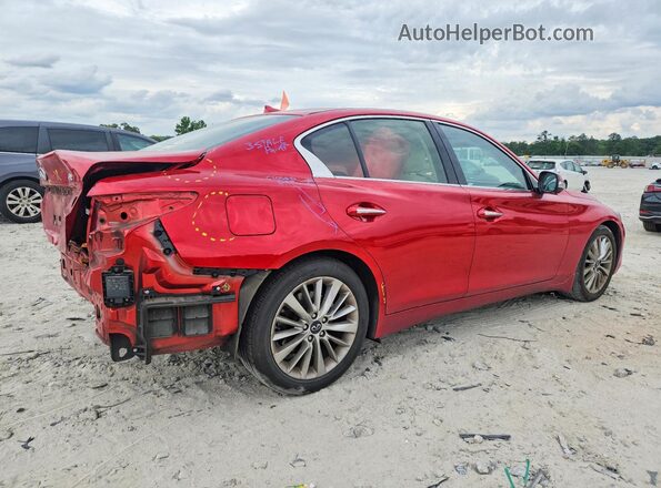 JN1EV7BP2MM702963 2021 INFINITI Q50 Red უკანა მარჯვენა