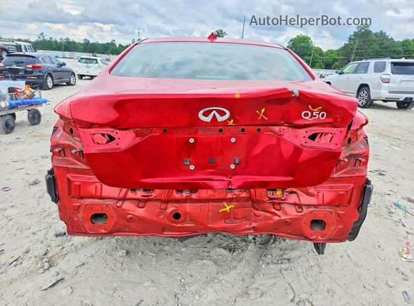 JN1EV7BP2MM702963 2021 INFINITI Q50 Red უკანა ხედი