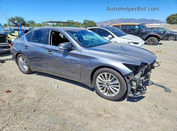 JN1EV7BP3MM704849 2021 INFINITI Q50 Gray Առջևի աջ