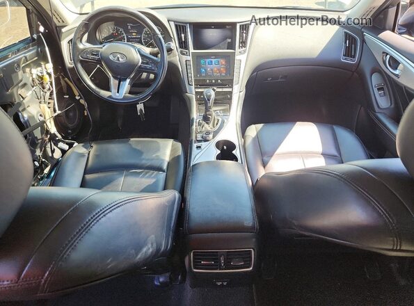 JN1EV7BP3MM704849 2021 INFINITI Q50 Gray Առջևի վահանակի տեսք