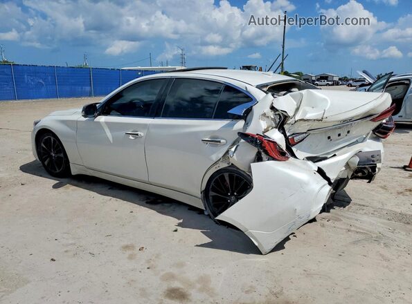 JN1EV7BP5MM704612 2021 INFINITI Q50 Белый Задняя левая четверть