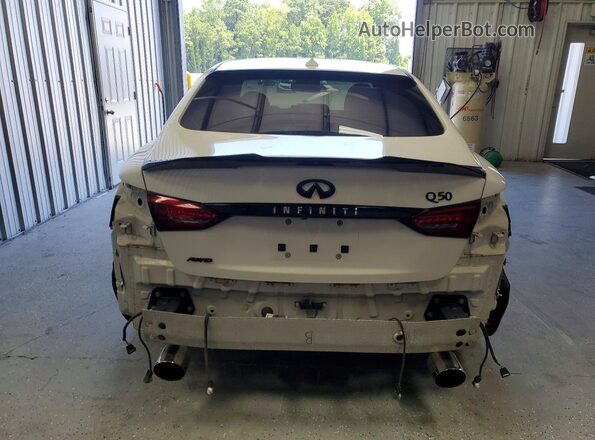 JN1EV7BP6MM703193 2021 INFINITI Q50 White Вид ззаду