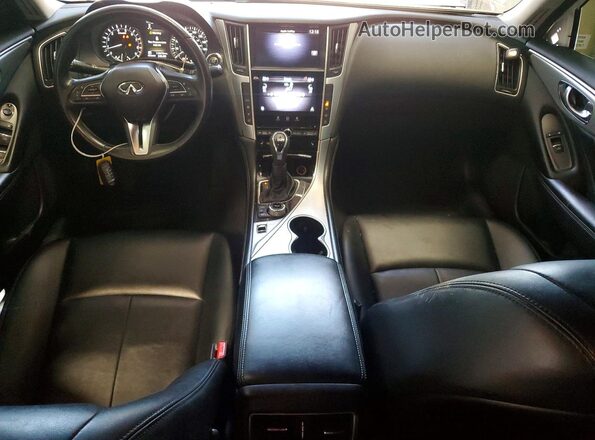 JN1EV7BP6MM703193 2021 INFINITI Q50 White Вид панелі приладів