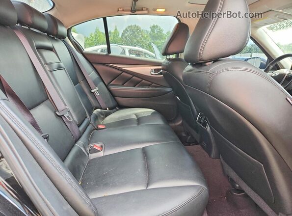 JN1EV7BP6MM703811 2021 INFINITI Q50 Black Rear seats view
