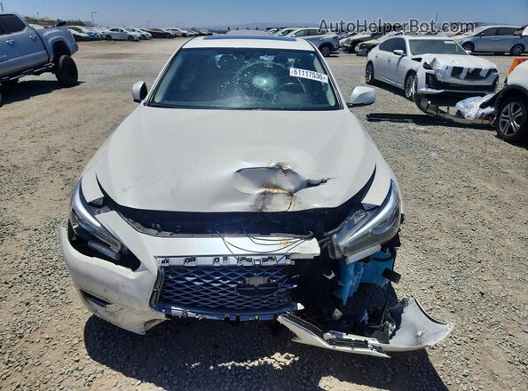 JN1EV7BP6PM510224 2023 INFINITI Q50 White Vista frontal