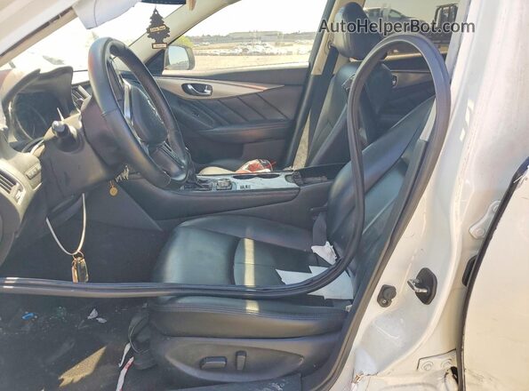 JN1EV7BP8MM706337 2021 INFINITI Q50 Белый Вид салона спереди