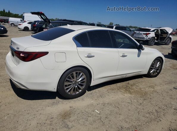 JN1EV7BP8MM706337 2021 INFINITI Q50 Белый Задняя правая четверть