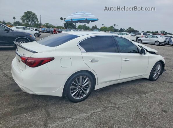 JN1EV7BP9NM310094 2022 INFINITI Q50 White Задня права чверть