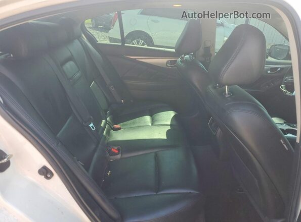 JN1EV7BPXMM707411 2021 INFINITI Q50 White უკანა სავარძლების ხედი