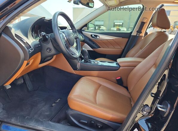 JN1EV7BPXPM512641 2023 INFINITI Q50 Black Widok wnętrza z przodu