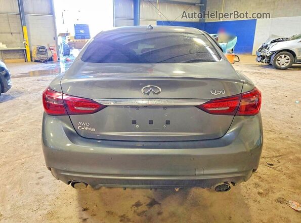 JN1EV7BR2MM755695 2021 INFINITI Q50 Gray უკანა ხედი
