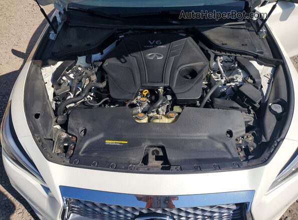 JN1EV7BR3MM750666 2021 INFINITI Q50 White Вид задньої частини салону