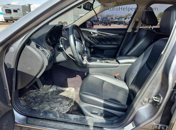 JN1EV7BR9MM750946 2021 INFINITI Q50 Gray წინა სალონის ხედი