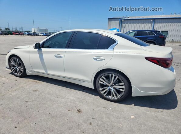JN1EV7CP4NM310549 2022 INFINITI Q50 White Rear left
