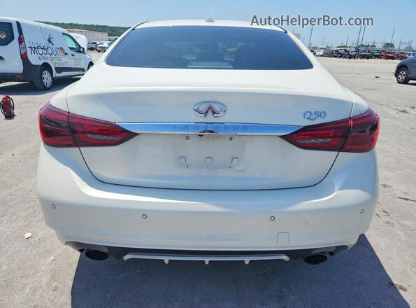 JN1EV7CP4NM310549 2022 INFINITI Q50 White Rear view