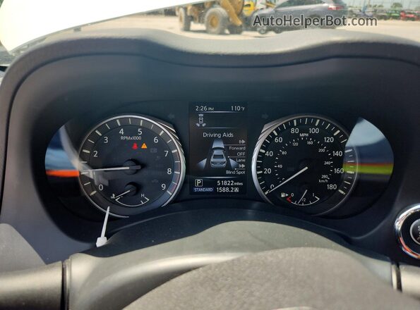 JN1EV7CP4NM310549 2022 INFINITI Q50 White Instrument cluster view