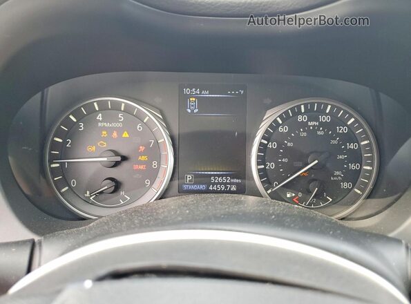 JN1EV7CP4NM311667 2022 INFINITI Q50 Gray Вид щитка приладів