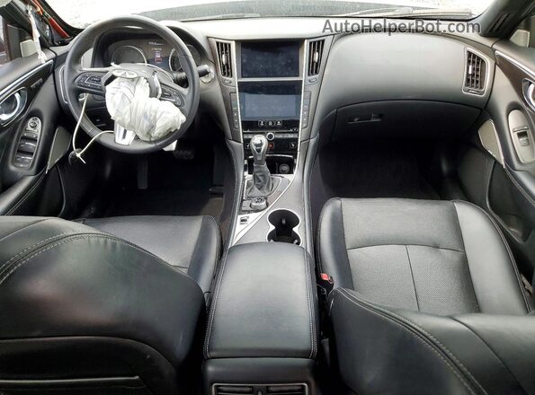 JN1EV7CP4NM311667 2022 INFINITI Q50 Gray Вид панелі приладів