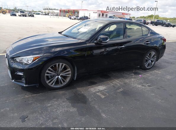JN1EV7CP8PM510711 2023 INFINITI Q50 Black Front left