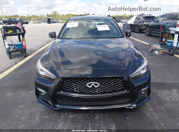 JN1EV7CP8PM510711 2023 INFINITI Q50 Black Instrument cluster view