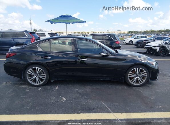 JN1EV7CP8PM510711 2023 INFINITI Q50 Black Rear interior view