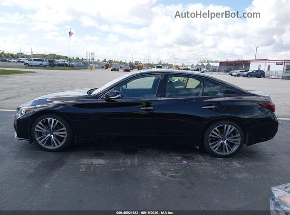 JN1EV7CP8PM510711 2023 INFINITI Q50 Black 360 interior view