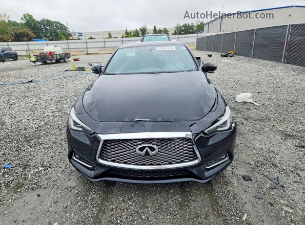 JN1EV7EK0JM342121 2018 INFINITI Q60 Black Front view