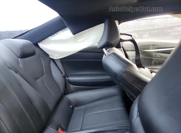 JN1EV7EK0JM342121 2018 INFINITI Q60 Black Rear seats view