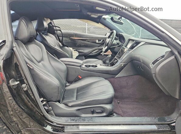 JN1EV7EK0JM342121 2018 INFINITI Q60 Black Front interior view