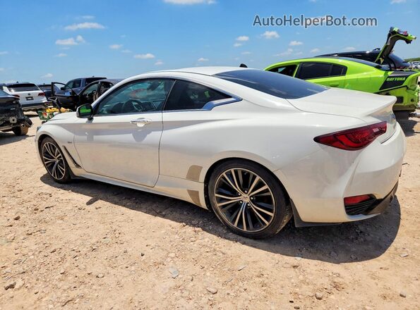 JN1EV7EK2JM342105 2018 INFINITI Q60 Белый Задняя левая четверть