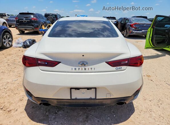 JN1EV7EK2JM342105 2018 INFINITI Q60 Белый Вид сзади
