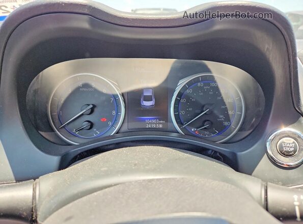 JN1EV7EK2JM342105 2018 INFINITI Q60 Белый Вид щитка приборов