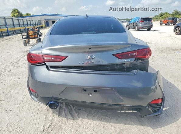 JN1EV7EK4HM361457 2017 INFINITI Q60 Charcoal Вид ззаду