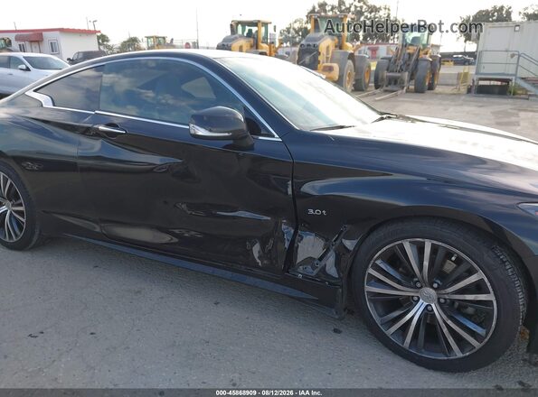 JN1EV7EK5HM360835 2017 INFINITI Q60 Black Вид спереду