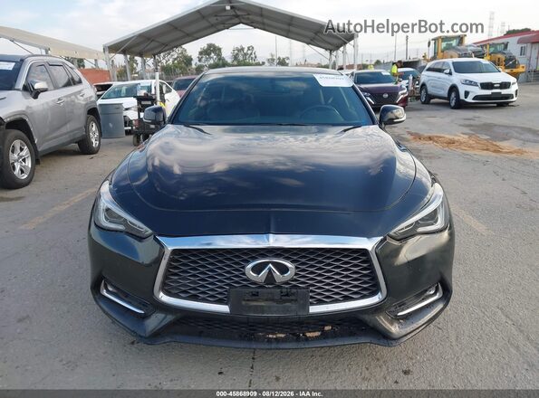 JN1EV7EK5HM360835 2017 INFINITI Q60 Black Вид щитка приладів