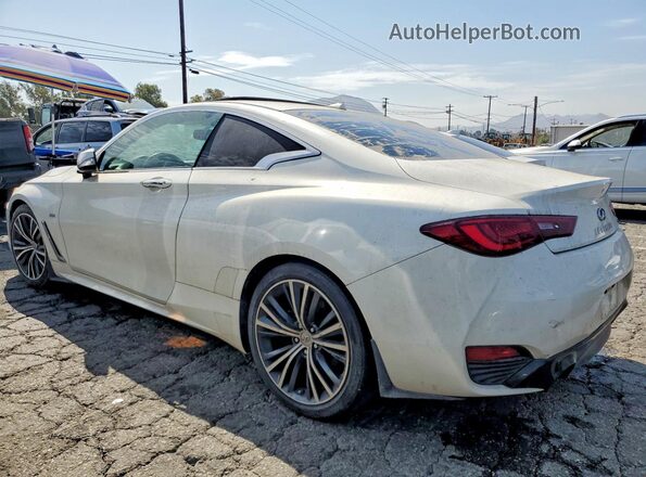 JN1EV7EK5JM340476 2018 INFINITI Q60 Белый Задняя левая четверть