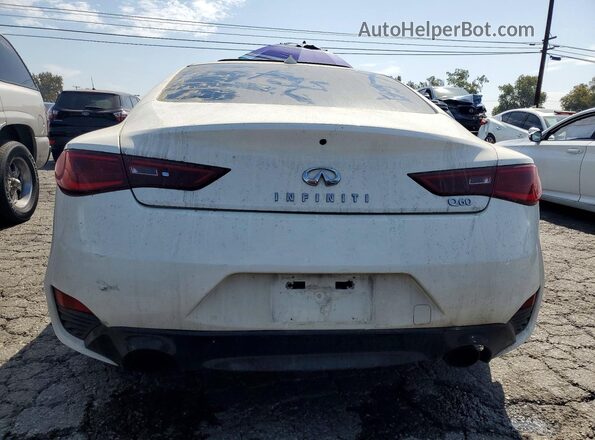 JN1EV7EK5JM340476 2018 INFINITI Q60 Белый Вид сзади