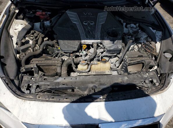 JN1EV7EK5JM340476 2018 INFINITI Q60 Белый Вид задней части салона