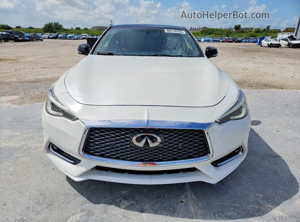 JN1EV7EK7HM361985 2017 INFINITI Q60 White Вид спереду