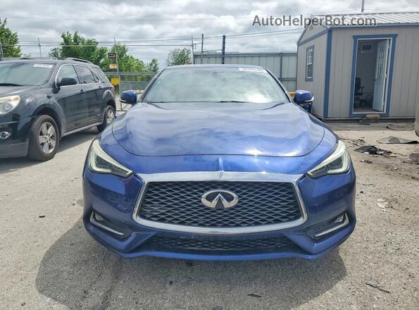 JN1EV7EK7JM341032 2018 INFINITI Q60 Blue Դիմացի տեսք