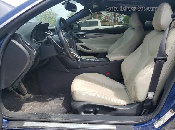 JN1EV7EK7JM341032 2018 INFINITI Q60 Blue Սալոնի դիմացի տեսք