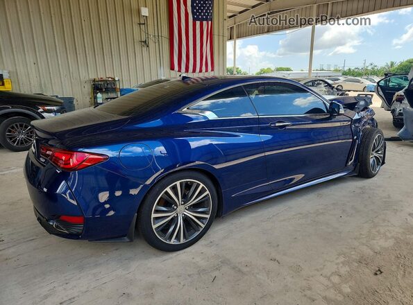 JN1EV7EK7JM343220 2018 INFINITI Q60 Blue Задня права чверть