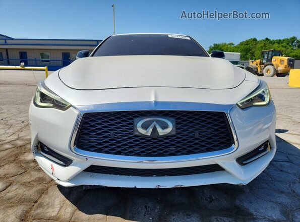 JN1EV7EK8HM362952 2017 INFINITI Q60 White Դիմացի տեսք