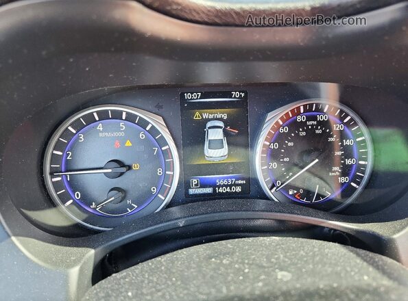 JN1EV7EK8HM362952 2017 INFINITI Q60 White Սարքավորումների վահանակի տեսք