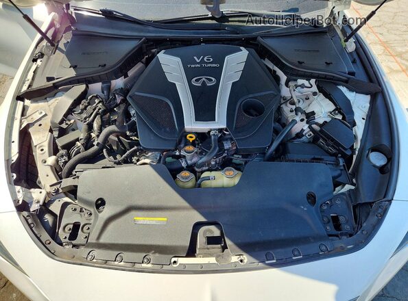 JN1EV7EK8HM362952 2017 INFINITI Q60 White Սալոնի հետևի տեսք