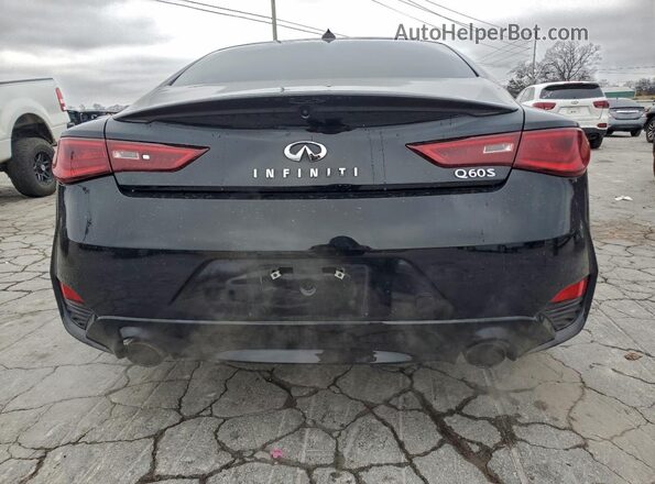 JN1EV7EK8JM340634 2018 INFINITI Q60 Black Հետևի տեսք