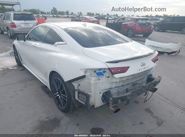JN1EV7EKXJM340716 2018 INFINITI Q60 White Rear left