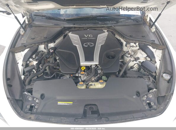 JN1EV7EKXJM340716 2018 INFINITI Q60 White Rear view