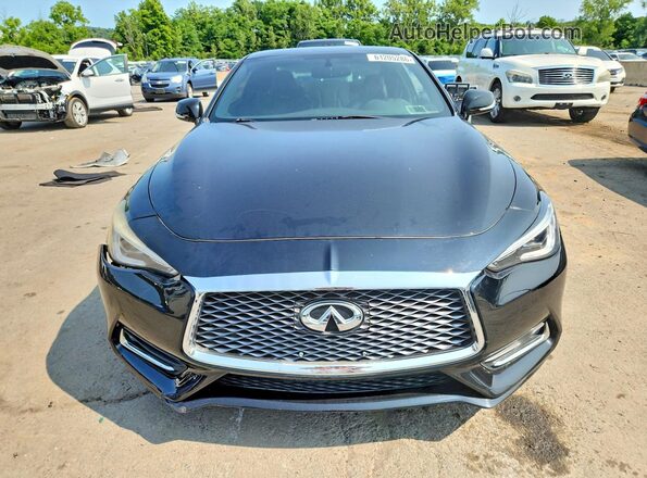 JN1EV7EL0JM393112 2018 INFINITI Q60 Black Դիմացի տեսք